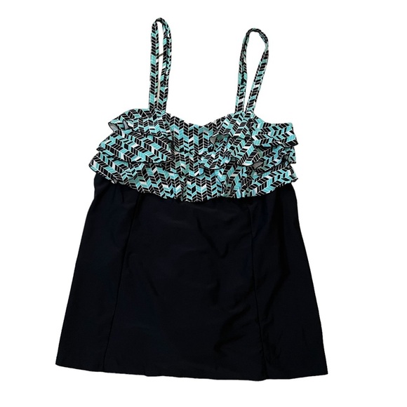 Liz Claiborne Women’s Plus Size 24W One Piece Swim-dress Swimsuit Swimwear - Picture 2 of 12